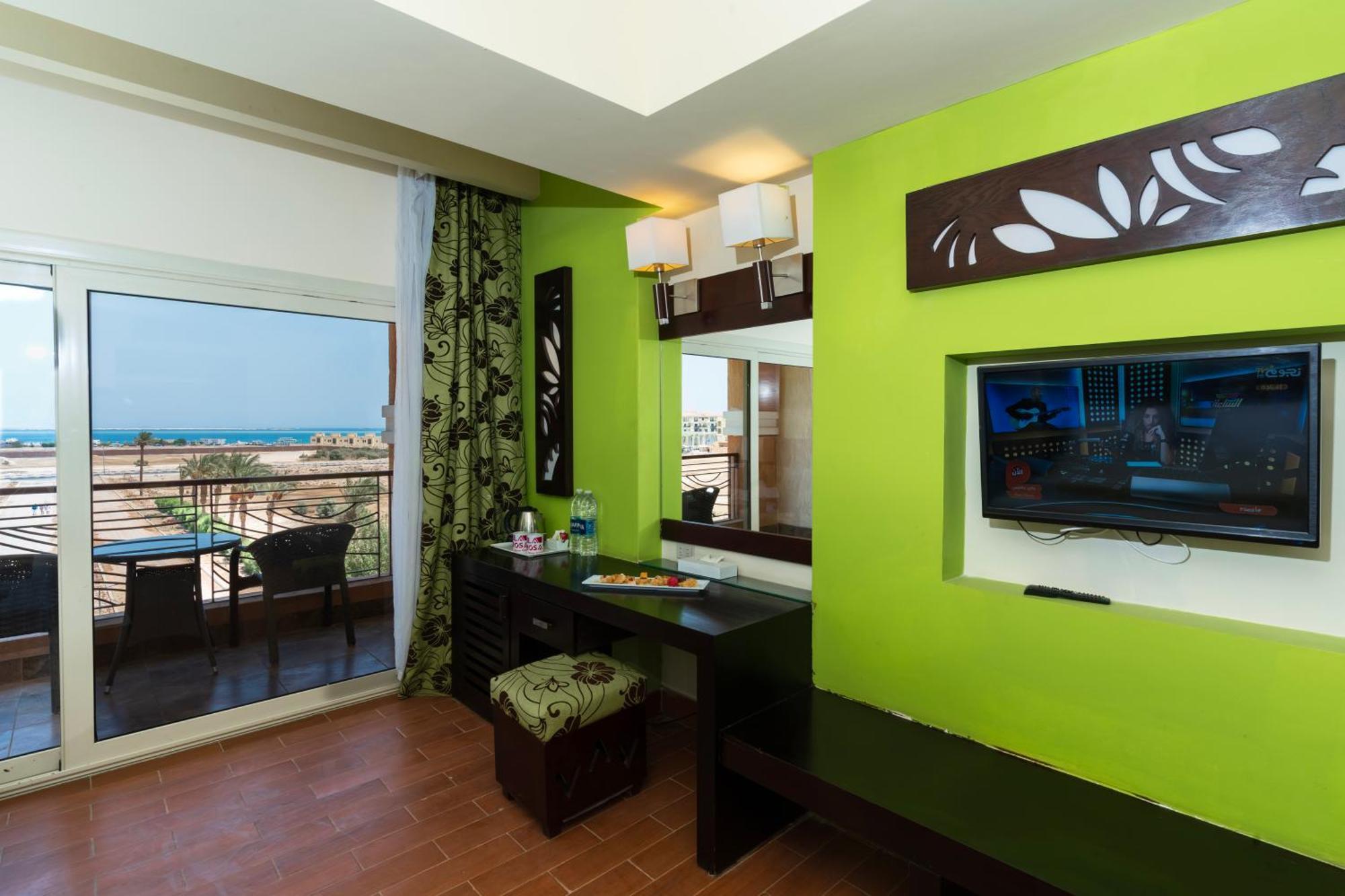 La Rosa Boho Aqua Park Hotel Hurghada Bagian luar foto