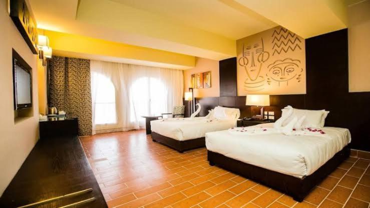 La Rosa Boho Aqua Park Hotel Hurghada Bagian luar foto