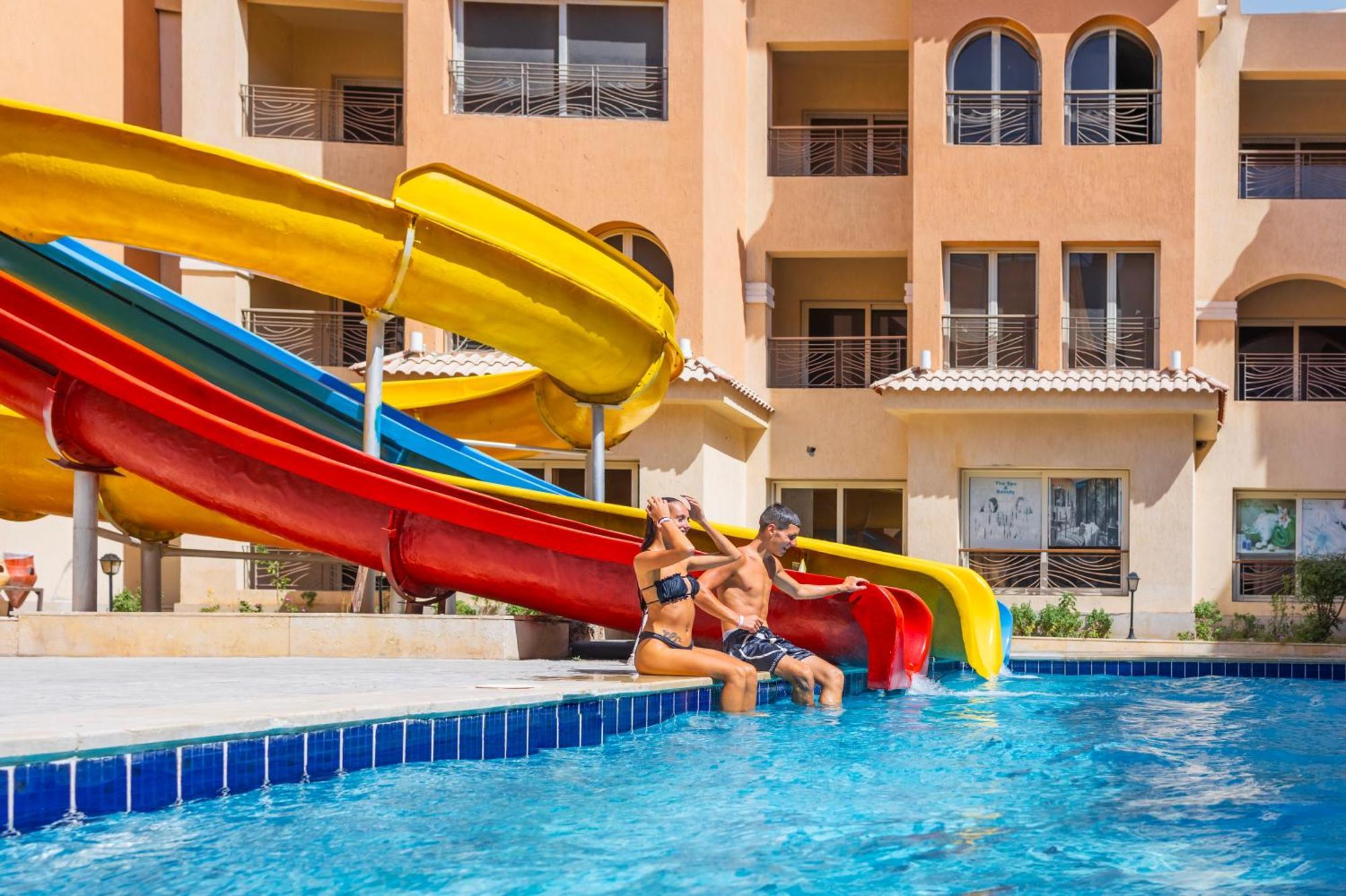La Rosa Boho Aqua Park Hotel Hurghada Bagian luar foto